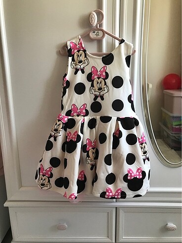 Minnie Mouse Minnie Mause 3-4 yaş kostüm elbise