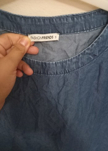 Zara Yumuşak Kot Elbise