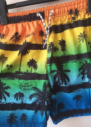 Harika Renkli Şort Mayo - Görsel 5