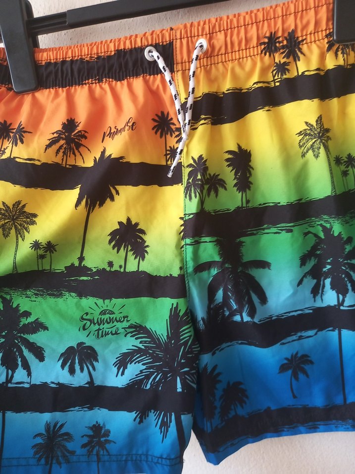 Harika Renkli Şort Mayo - Görsel 5