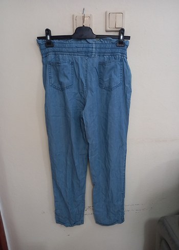 44 Beden Tensel Kumaş Kot Rahat Pantalon