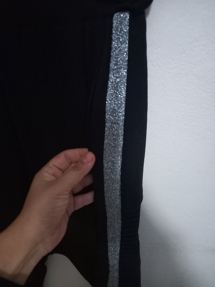 Şık Şalvar Pantalon Kapri - Görsel 3