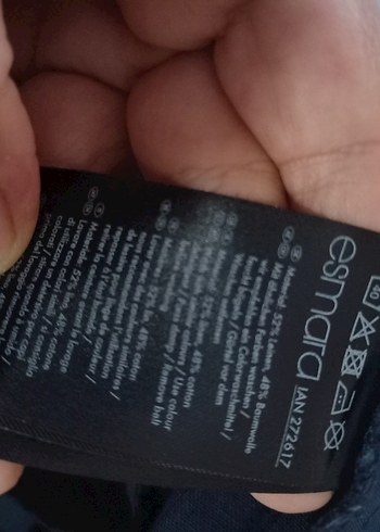 Keten Yüksek Bel Şort - Görsel 6