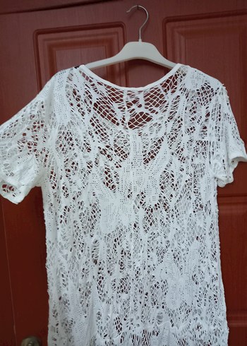 Ajur Güpür Dantel Pareo - Görsel 5