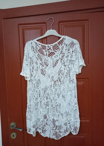 Ajur Güpür Dantel Pareo - Görsel 6