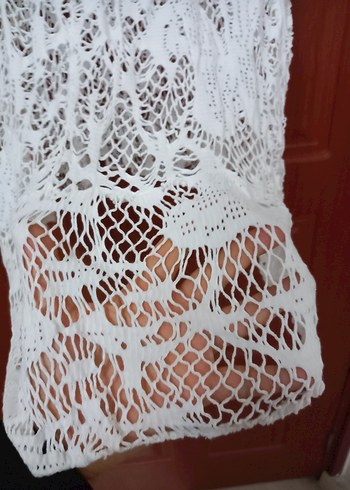 Ajur Güpür Dantel Pareo - Görsel 4