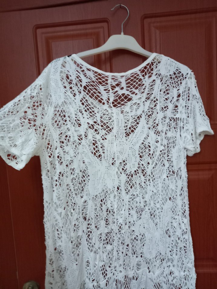 Ajur Güpür Dantel Pareo - Görsel 5