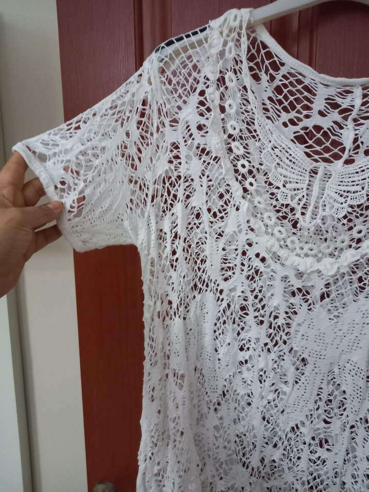 Ajur Güpür Dantel Pareo - Görsel 2