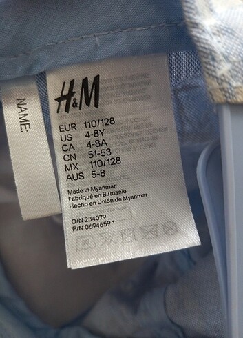 5-8 Yaş, 22 cm Beden H&M Çocuk Şapka
