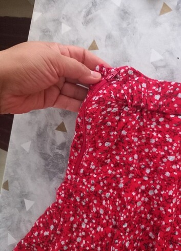 l Beden kırmızı Renk Harika Renkli Şortlu Etek