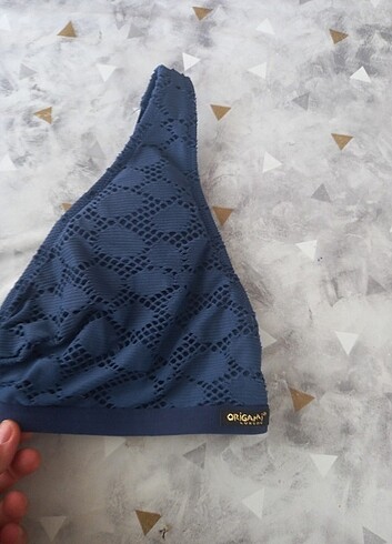 46 Beden lacivert Renk Bikini Üstü