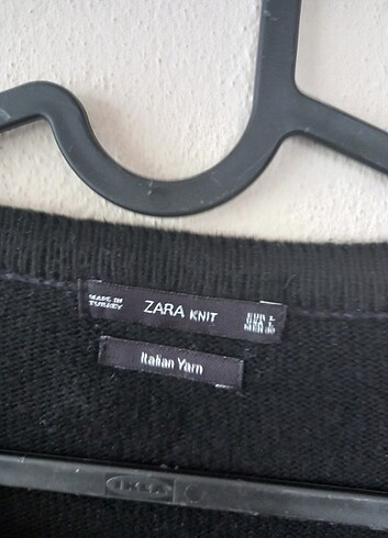 l Beden siyah Renk Zara Şık Taşlı Kazak