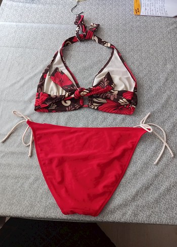 l Beden kırmızı Renk Harika Renkli Bikini Takımı