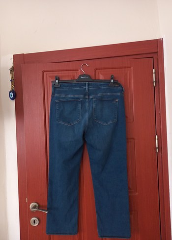 32 Beden mavi Renk Mavi Jeans Lycralı Kot