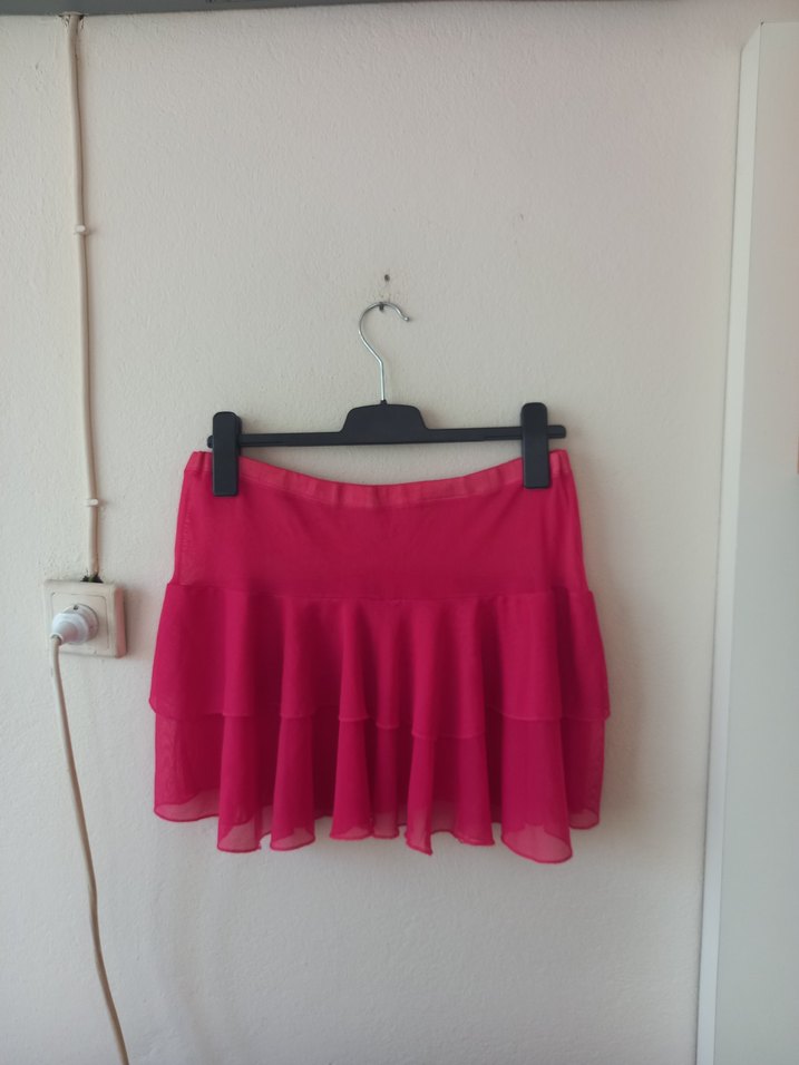 Pileli Tül Plaj Eteği - Görsel 3