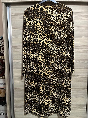 Leopar desenli tunik