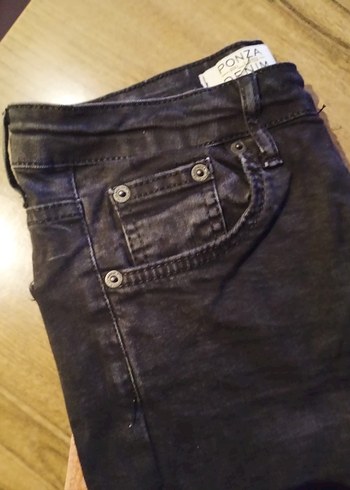 30 Beden Siyah Kadın Dar Kesim Denim Pantolon