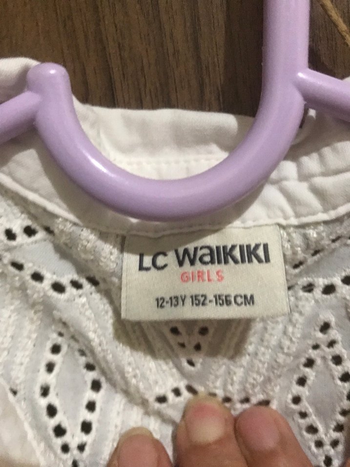 Lcw Dantel Detaylı Beyaz Kolsuz Gömlek - Görsel 3