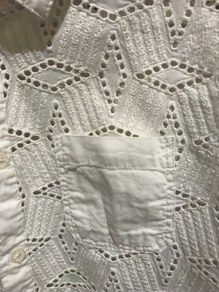 Lcw Dantel Detaylı Beyaz Kolsuz Gömlek - Görsel 2
