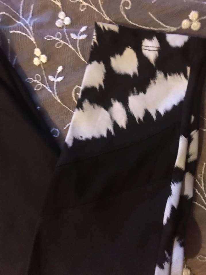 Çocuk Siyah Zebra Desenli sporcu Tayt - Görsel 2