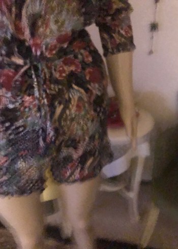 Koton Kadın Çok Renkli Mini Bohem Şort Tulum - Görsel 4