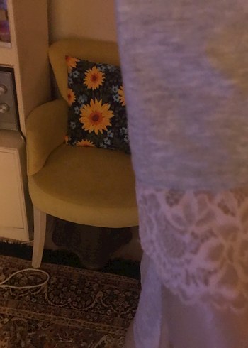 Gri penye dantel detaylı cepli
Sabahlık - Görsel 3