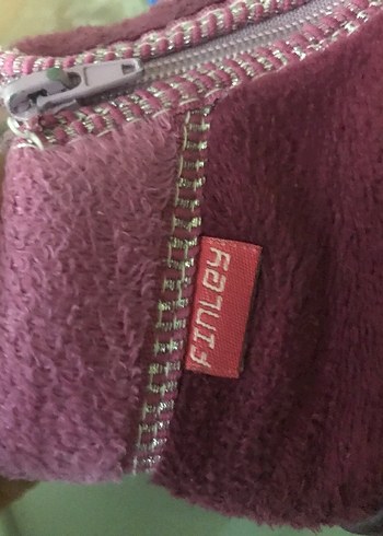 Mor Nakışlı Kız Çocuk Ev Terliği - Görsel 6