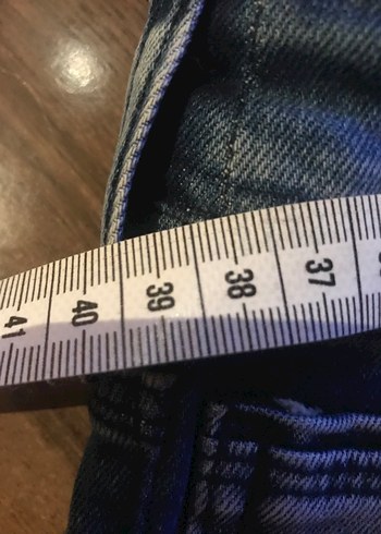 Erkek Mavi Mini Kot Şort - Görsel 4