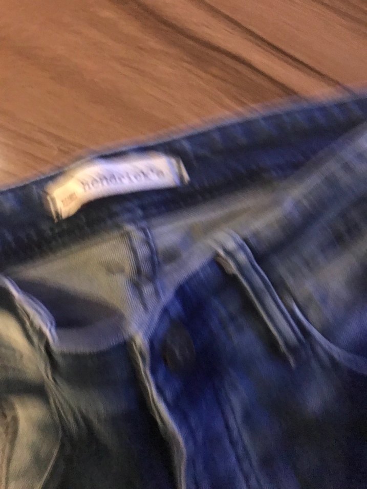 Erkek Mavi Mini Kot Şort - Görsel 3