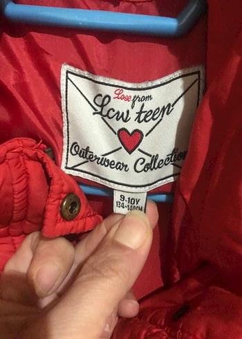 Lcw kırmızı kapüşonlu Fermuarlı Yelek - Görsel 4