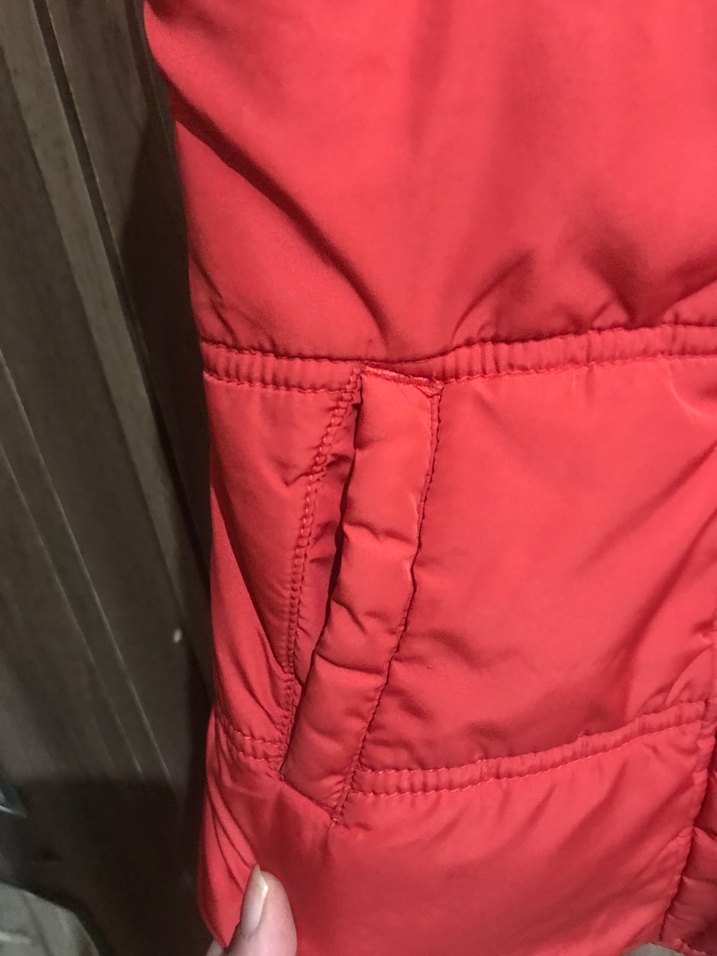 Lcw kırmızı kapüşonlu Fermuarlı Yelek - Görsel 2