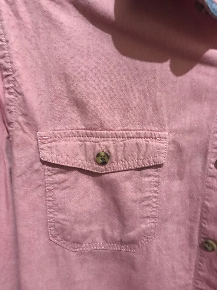 Defacto Pembe Düğmeli Uzun Kollu Erkek Gömlek - Görsel 2