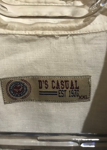 DS casual Ekoseli Beyaz Gömlek - Görsel 4