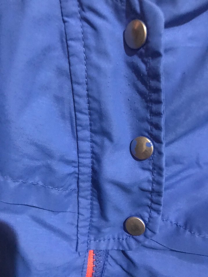 Mango Mavi Erkek Çocuk Düğmeli Yağmurluk - Görsel 3