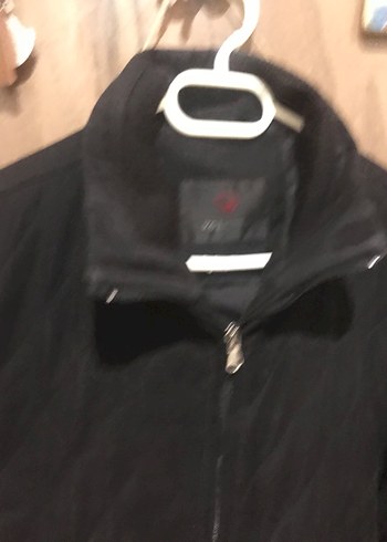 Siyah Fermuarlı Erkek Midi Ceket - Görsel 2