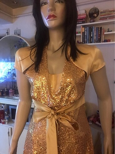 Dore cepkenli elbise - Görsel 2