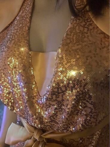 Dore cepkenli elbise - Görsel 3