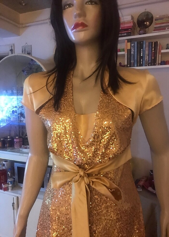 Dore cepkenli elbise - Görsel 2