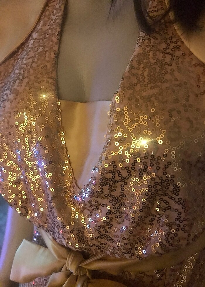 Dore cepkenli elbise - Görsel 3