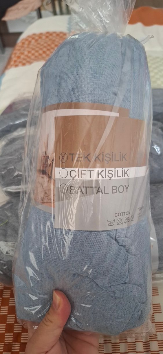 mavi lastikli çarşaf - Görsel 2