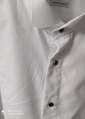 Pamuk Beyaz Erkek Gömlek, Uzun Kollu, Regular Fit - Görsel 6