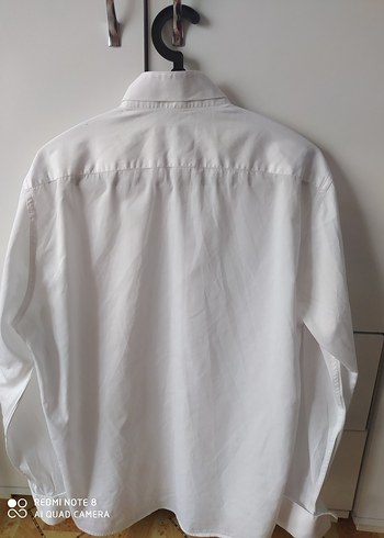 Pamuk Beyaz Erkek Gömlek, Uzun Kollu, Regular Fit - Görsel 3