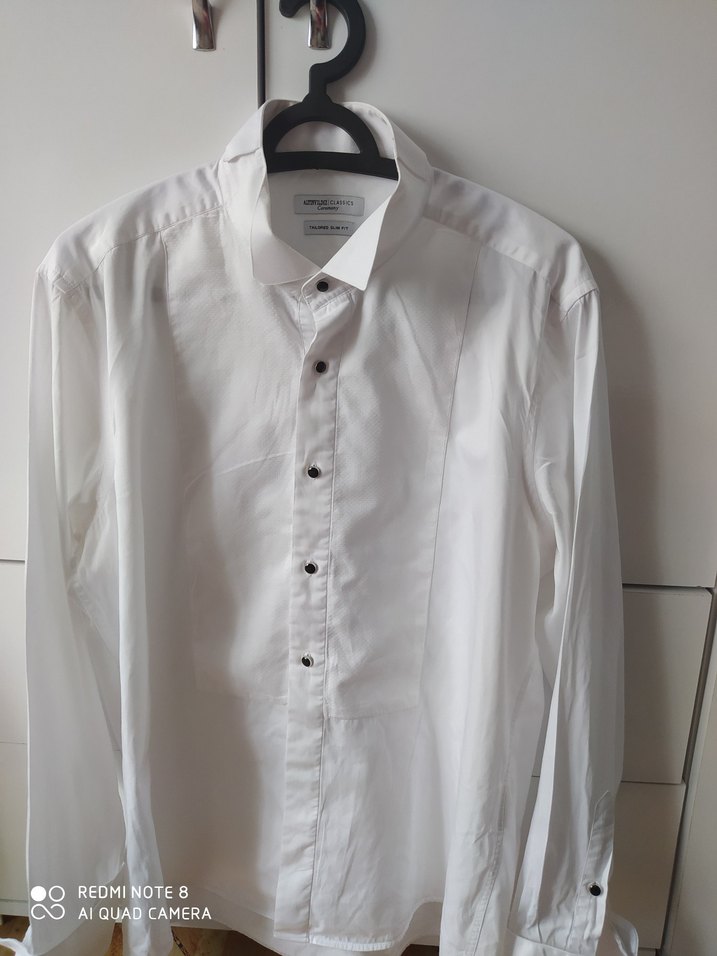 Pamuk Beyaz Erkek Gömlek, Uzun Kollu, Regular Fit - Görsel 4