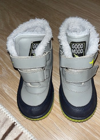 Gri Erkek Çocuk Kaydırmaz Bot - Görsel 2