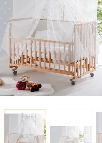 İstanbul/sultangazi  Ahşap Bebek Beşiği - Görsel 6