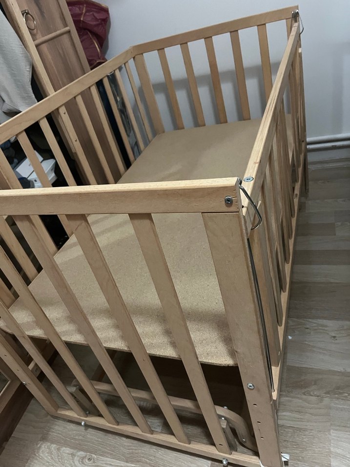 İstanbul/sultangazi  Ahşap Bebek Beşiği - Görsel 3