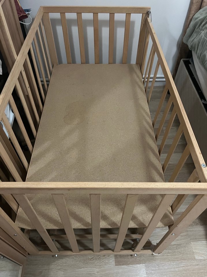 İstanbul/sultangazi  Ahşap Bebek Beşiği - Görsel 4