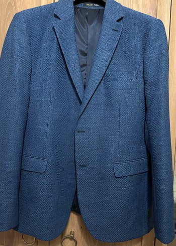 KİĞILI MARKA Düğmeli Lacivert Erkek KIŞLIK  Ceketi - Görsel 2