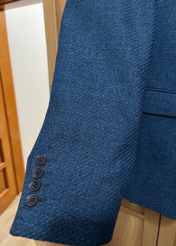 KİĞILI MARKA Düğmeli Lacivert Erkek KIŞLIK  Ceketi - Görsel 3