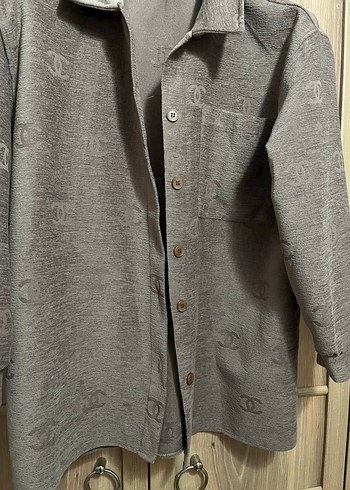 Kahve rengi gömlek Ceket - Görsel 2